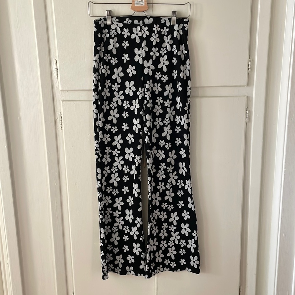 Flare flower pants